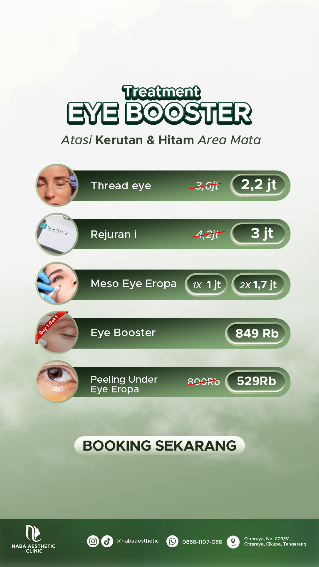 Eye Treatment di Naba Aesthetic Clinic Citra Raya Tangerang
