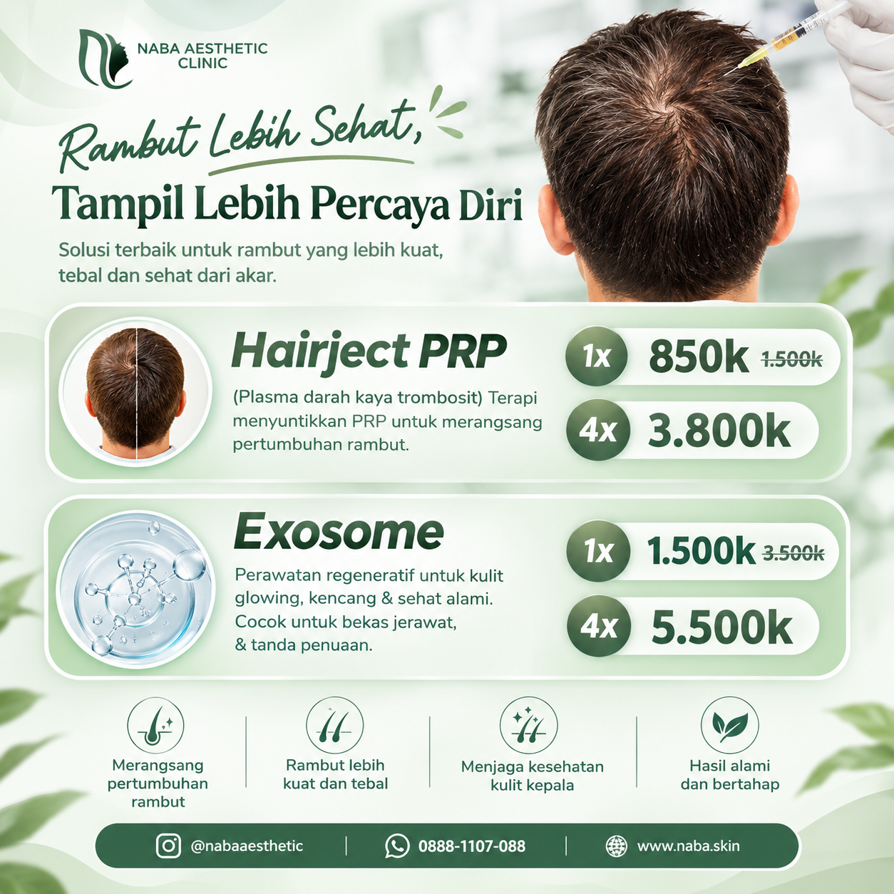 Hair Growth di Naba Aesthetic Clinic Citra Raya Tangerang