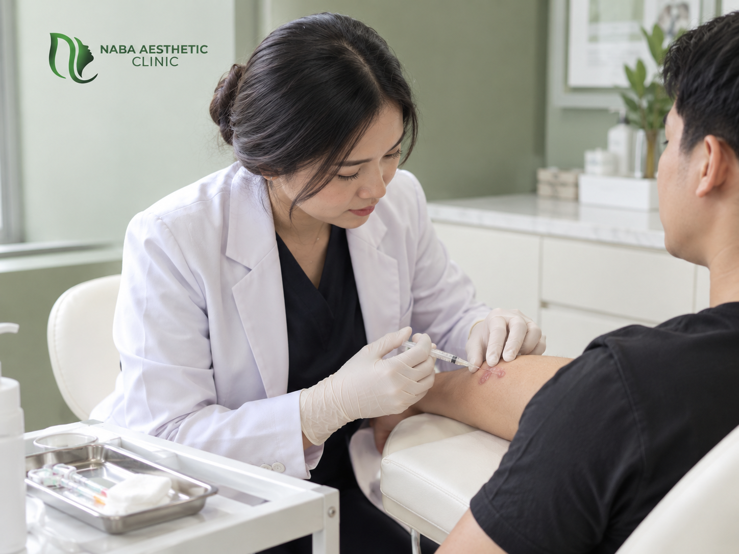 Injeksi Keloid di Naba Aesthetic Clinic