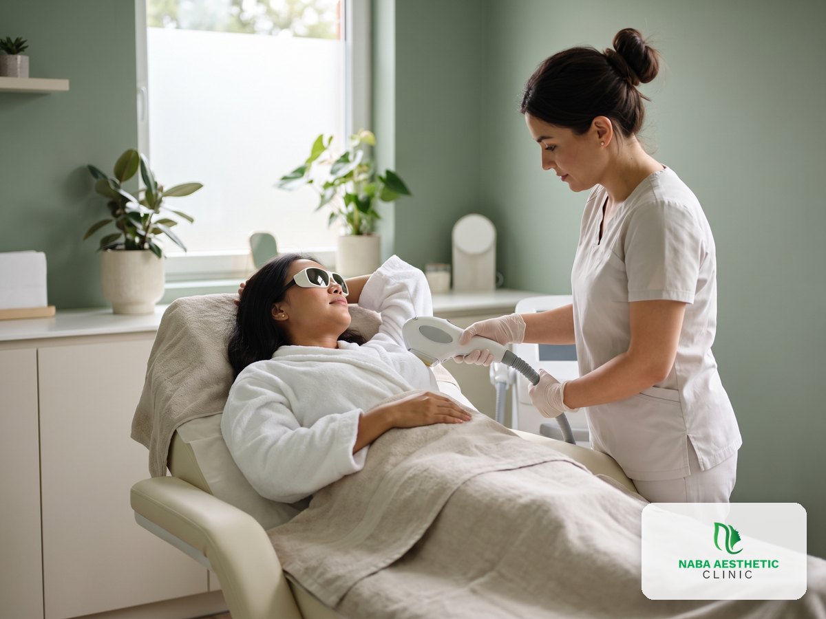 IPL Hair Removal Underarm di Naba Aesthetic Clinic Citra Raya Tangerang
