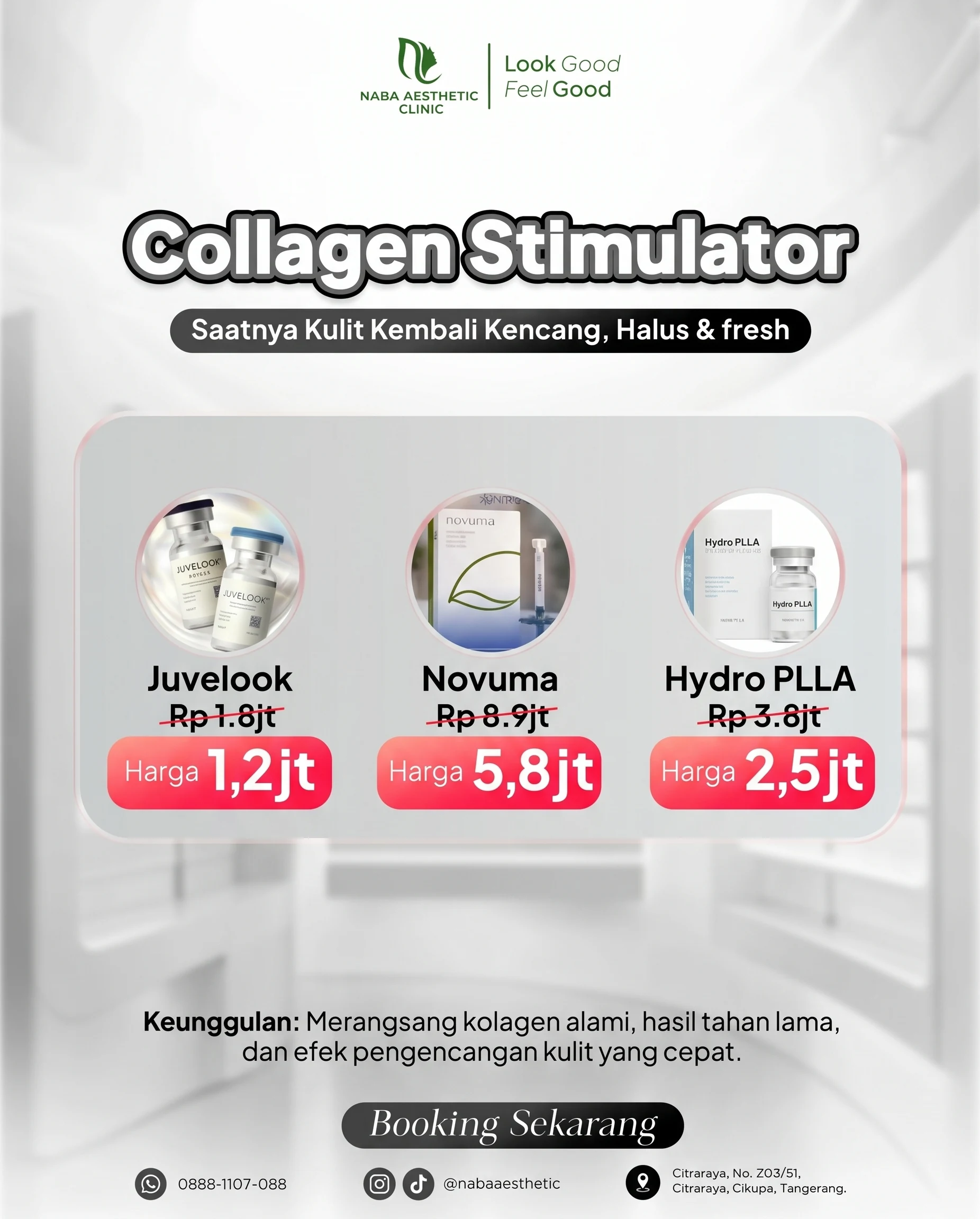 Juvelook di Naba Aesthetic Clinic Citra Raya Tangerang
