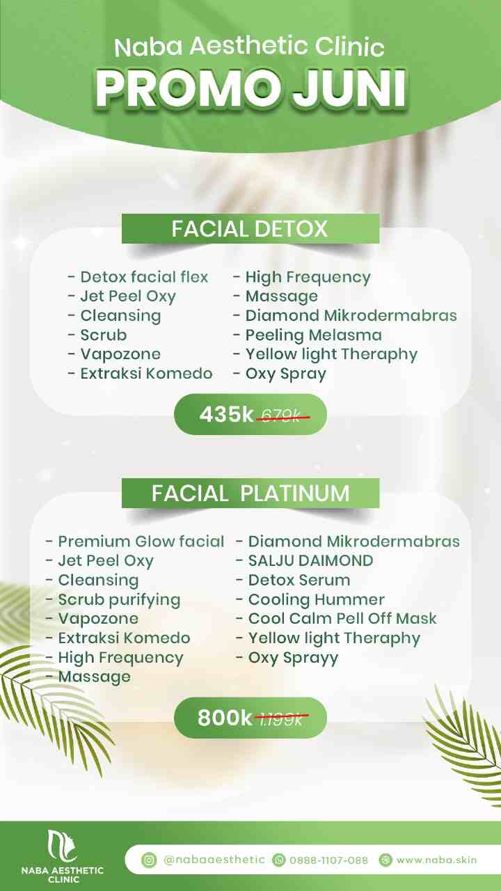 17 treatment facial detox naba aesthetic citra raya tangerang