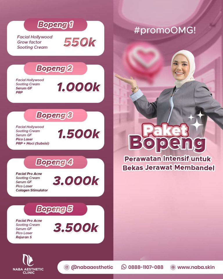 Promo OMG Skinbooster DNA Salmon Naba Aesthetic Clinic Oktober Harga Spesial 599K