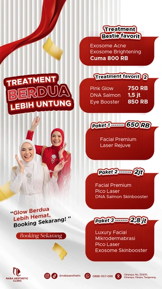 Promo Treatment Berdua Klinik Kecantikan Citraraya Tangerang Agustus 2026 - Facial Premium dan Laser Rejuve