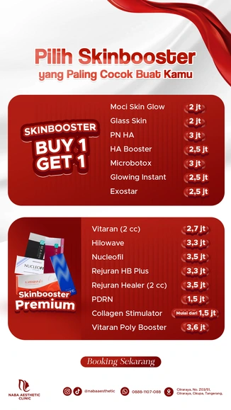Promo Skinbooster Buy 1 Get 1 Klinik Kecantikan Citraraya Tangerang Agustus 2026 Naba Aesthetic
